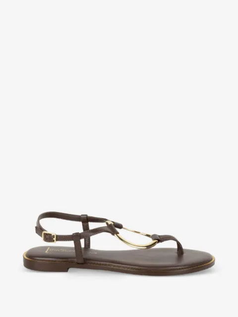 SPAZIO CORRIDONI 1 gold-tone hardware sandals