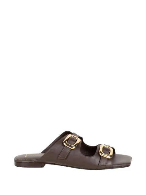SPAZIO CORRIDONI 1 buckle-fastening leather sandals