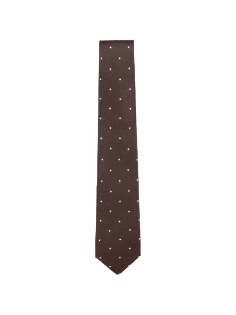 GIERRE MILANO polka-dot silk tie
