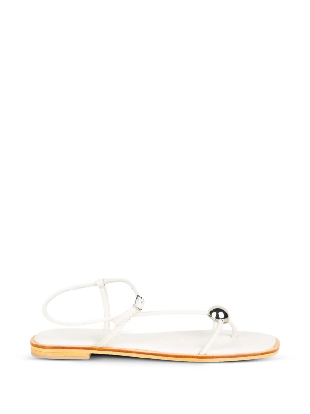 SPAZIO CORRIDONI 1 orb-embellished leather sandals