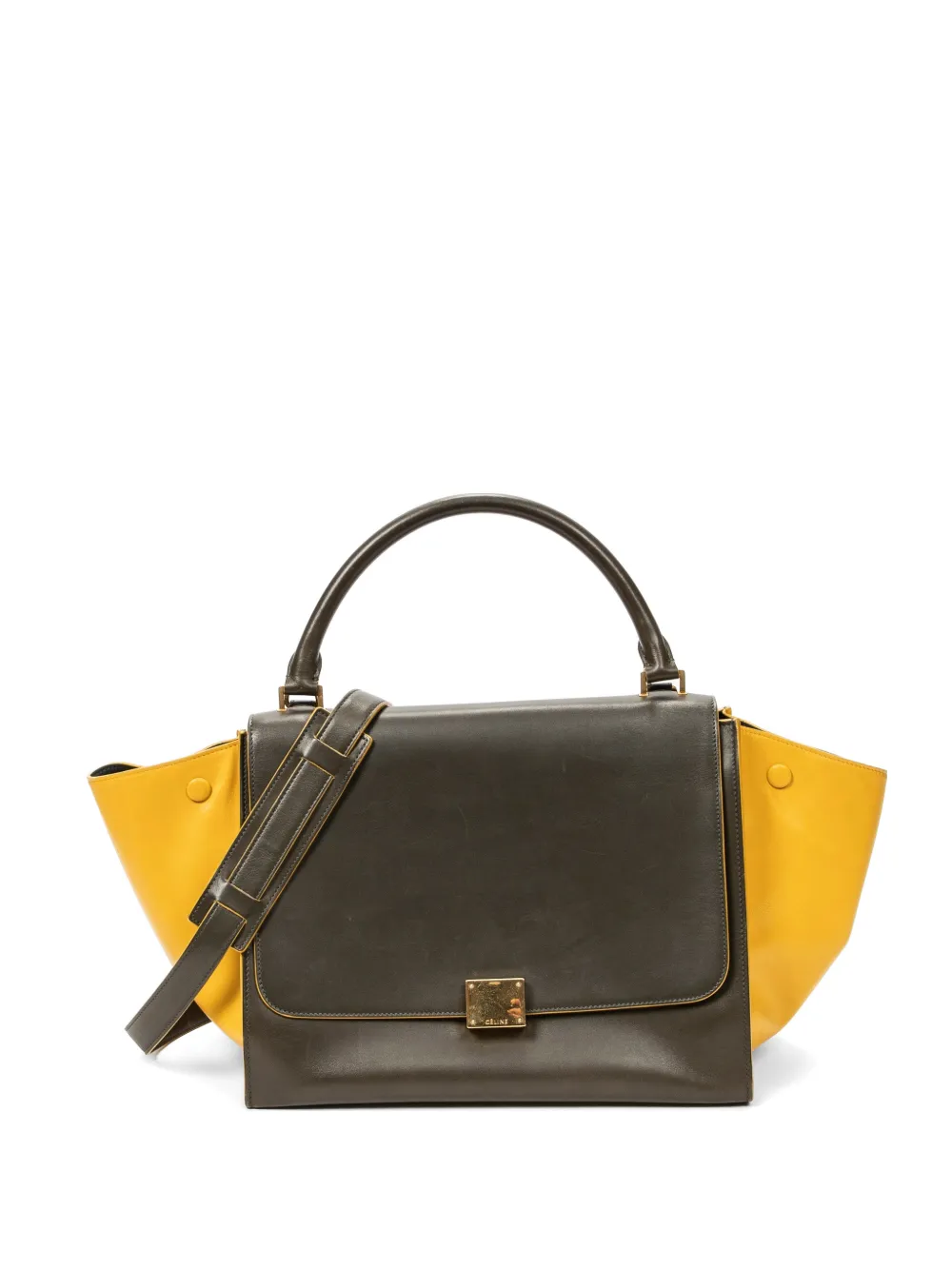 Celine Pre-Owned Borsa a mano Trapeze - Verde