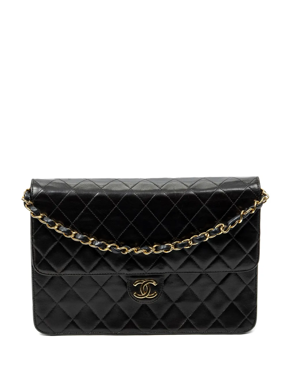 CHANEL Pre-Owned 1997-1999 turn-lock shoulder bag - Black