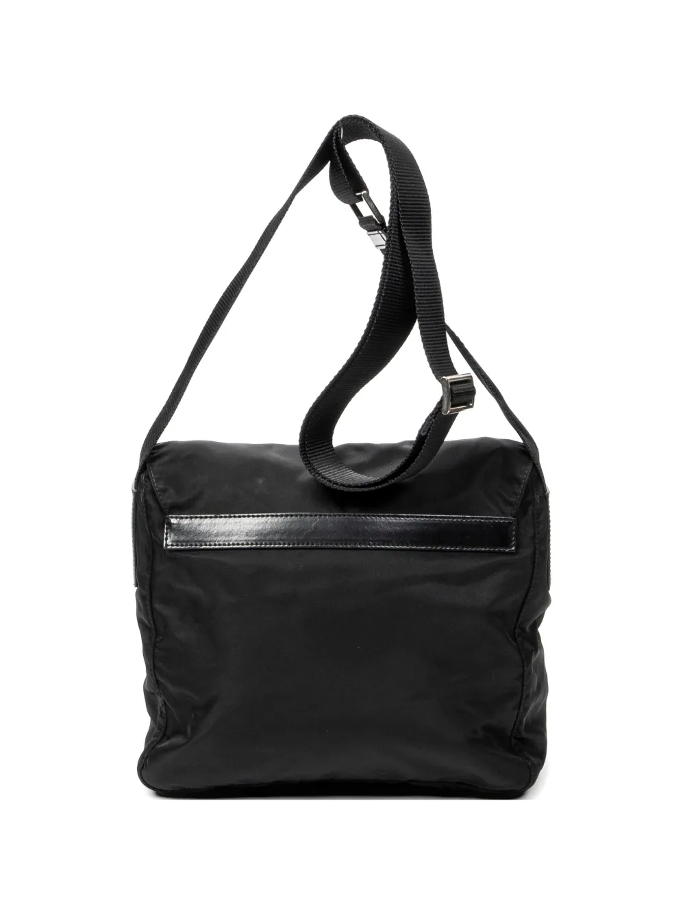 Prada Pre-Owned buckle messenger bag - Nero