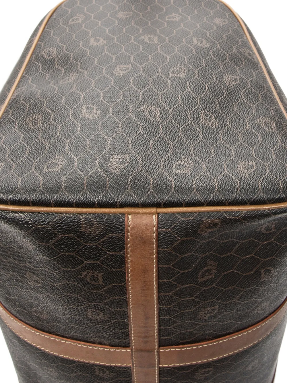 Christian Dior Pre-Owned ハニカムパターン ボストンバッグ