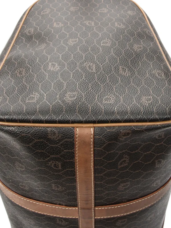Christian Dior Pre-Owned ハニカムパターン ボストンバッグ