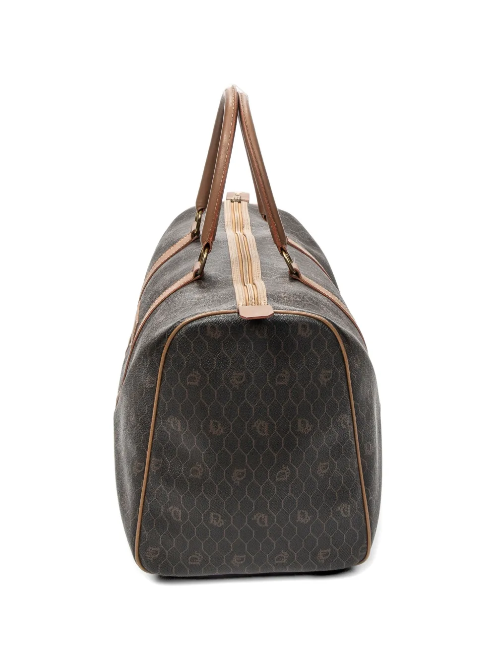 Christian Dior Pre-Owned ハニカムパターン ボストンバッグ