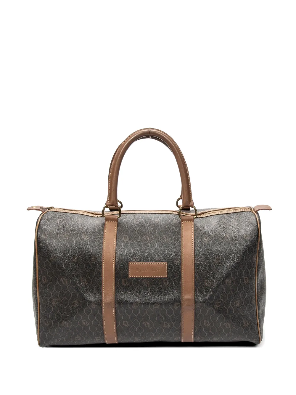 Christian Dior Pre-Owned medium Boston luggage bag - Braun