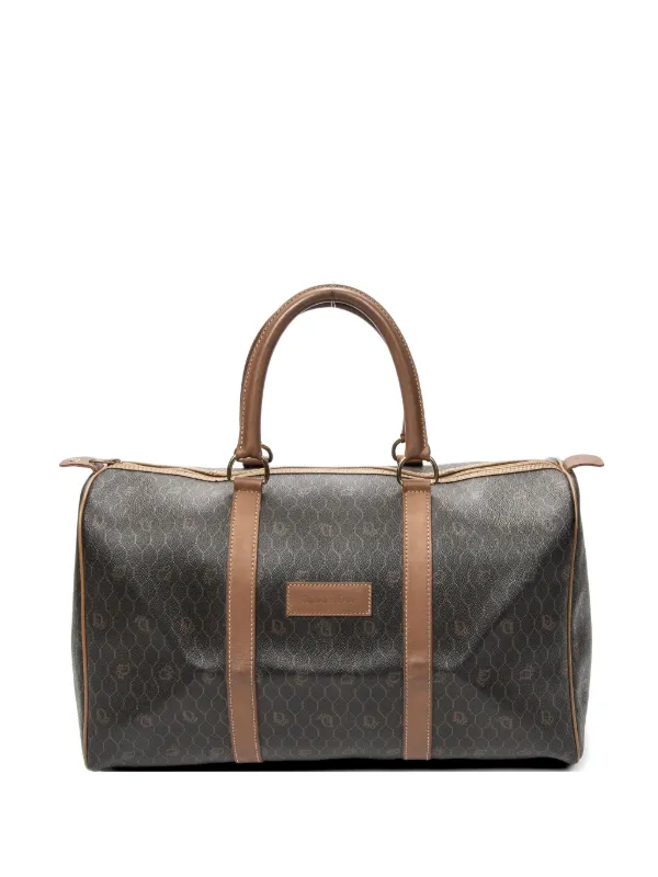 Christian Dior Pre-Owned ハニカムパターン ボストンバッグ