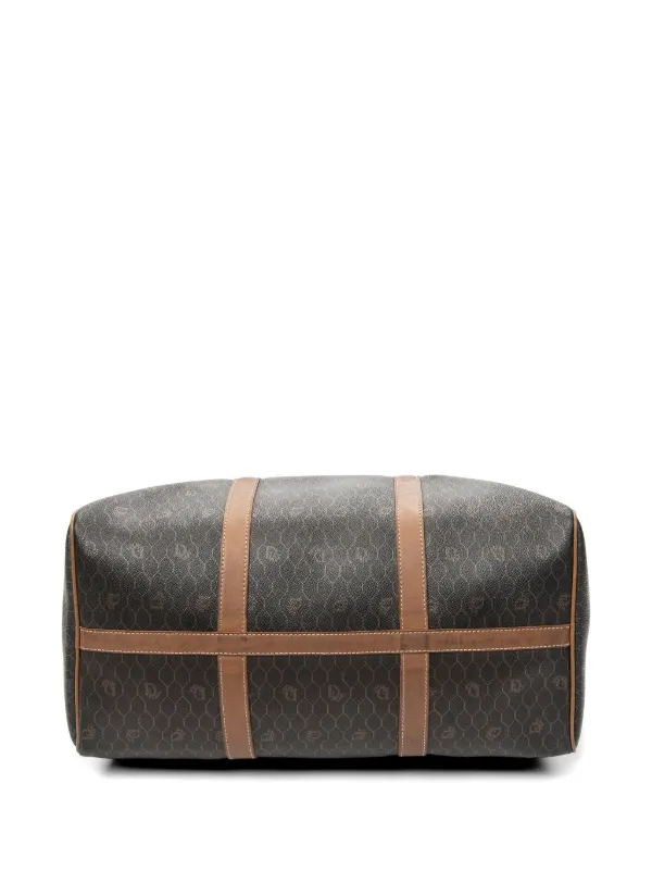Christian Dior Pre-Owned ハニカムパターン ボストンバッグ