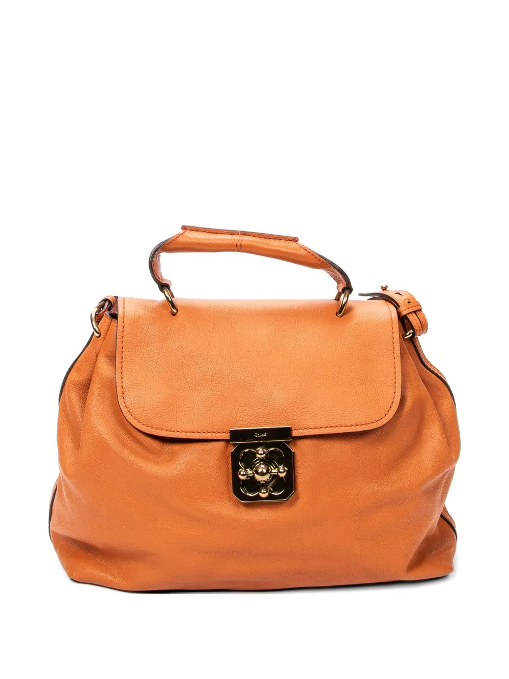 Chloé Pre-Owned Elsie hand bag - Arancione