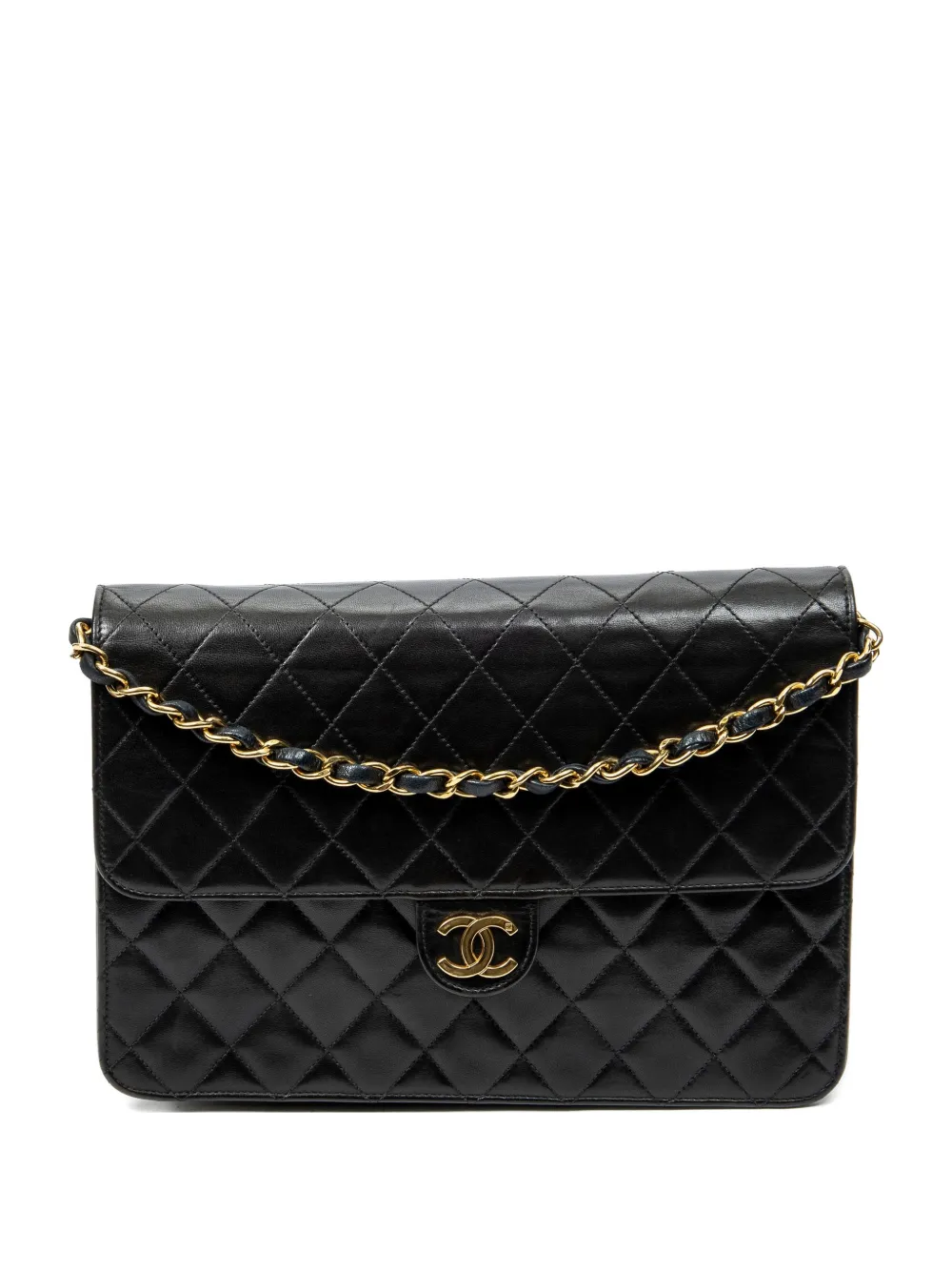 CHANEL Pre-Owned 1997-99 quilted CC turn-lock shoulder bag - Nero