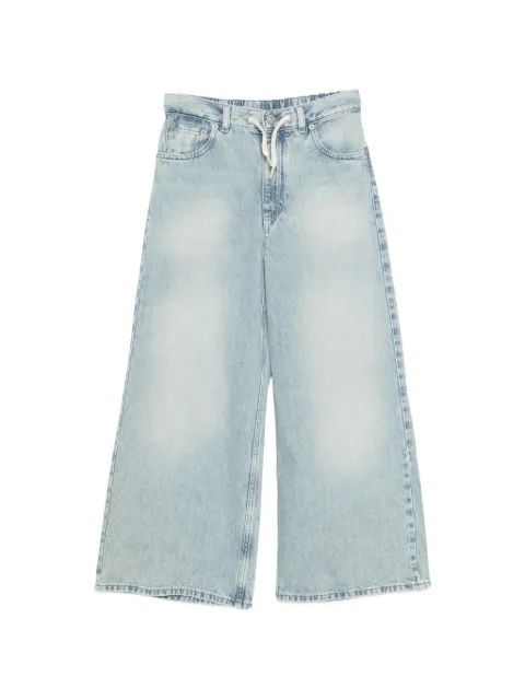 MM6 Maison Margiela Kids drawstring wide-leg jeans
