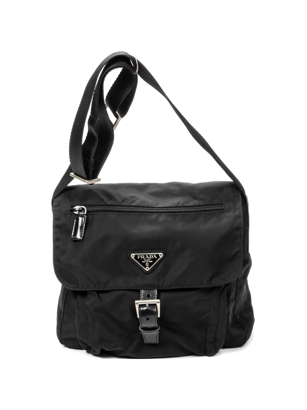 Prada Pre-Owned buckled shoulder bag - Nero