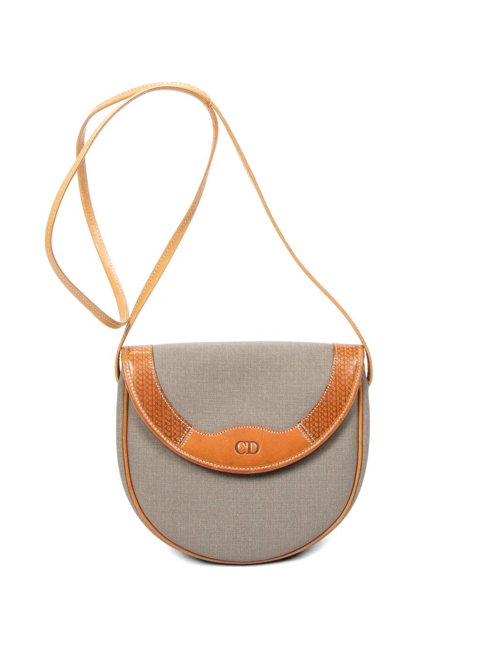 Christian Dior Pre-Owned CD logo-plaque shoulder bag - Grau