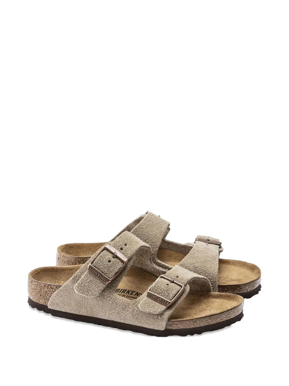 Birkenstock Arizona suede sandals - Brown