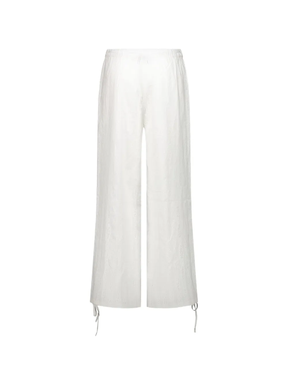 House of Sunny Sea Breeze broderie anglaise broek Wit