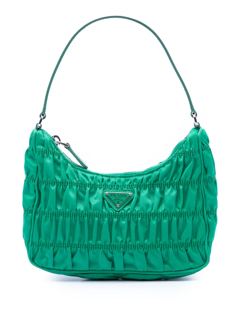 Prada Pre-Owned 2000-2013 Tessuto Gaufre Re Edition shoulder bag - Grün
