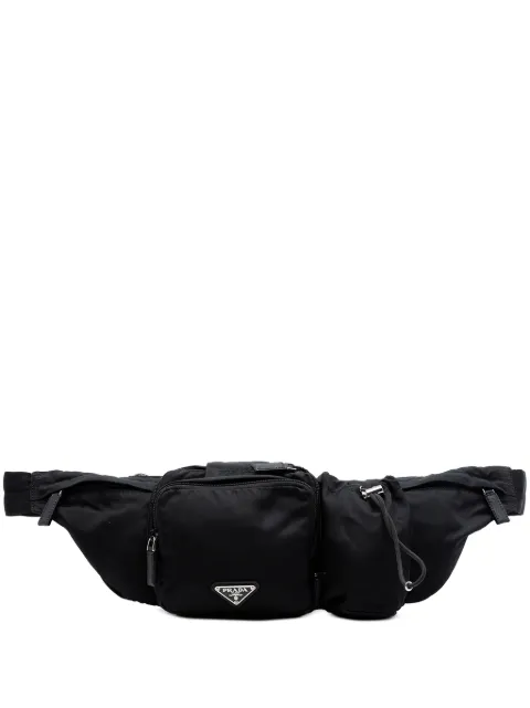 Prada Pre-Owned 2013-2025 Tessuto Multi Pocket belt bag