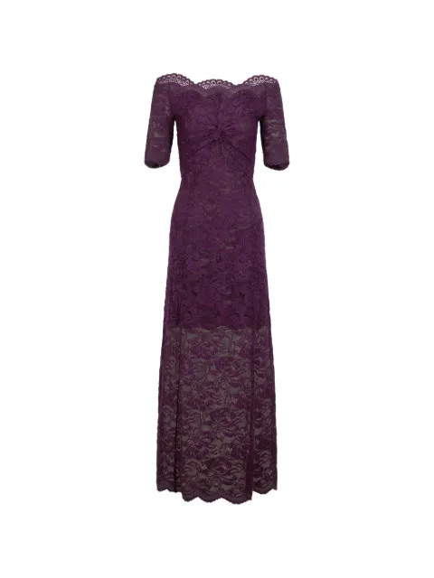 Rabanne lace off-shoulder midi dress