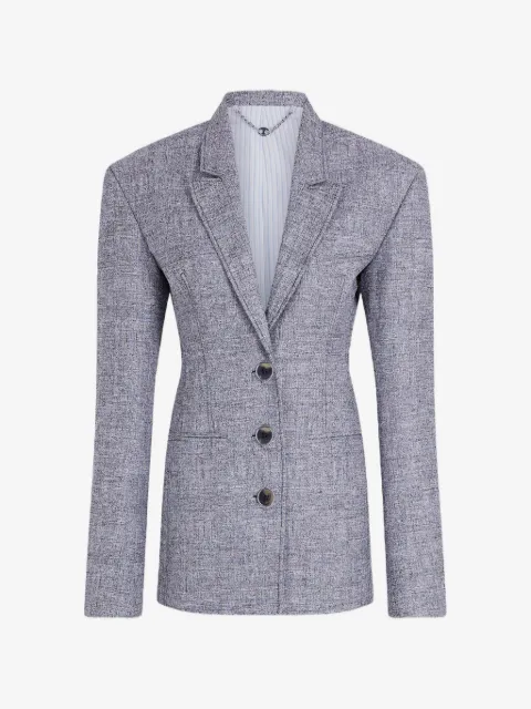 Rabanne tailored jewel-button blazer