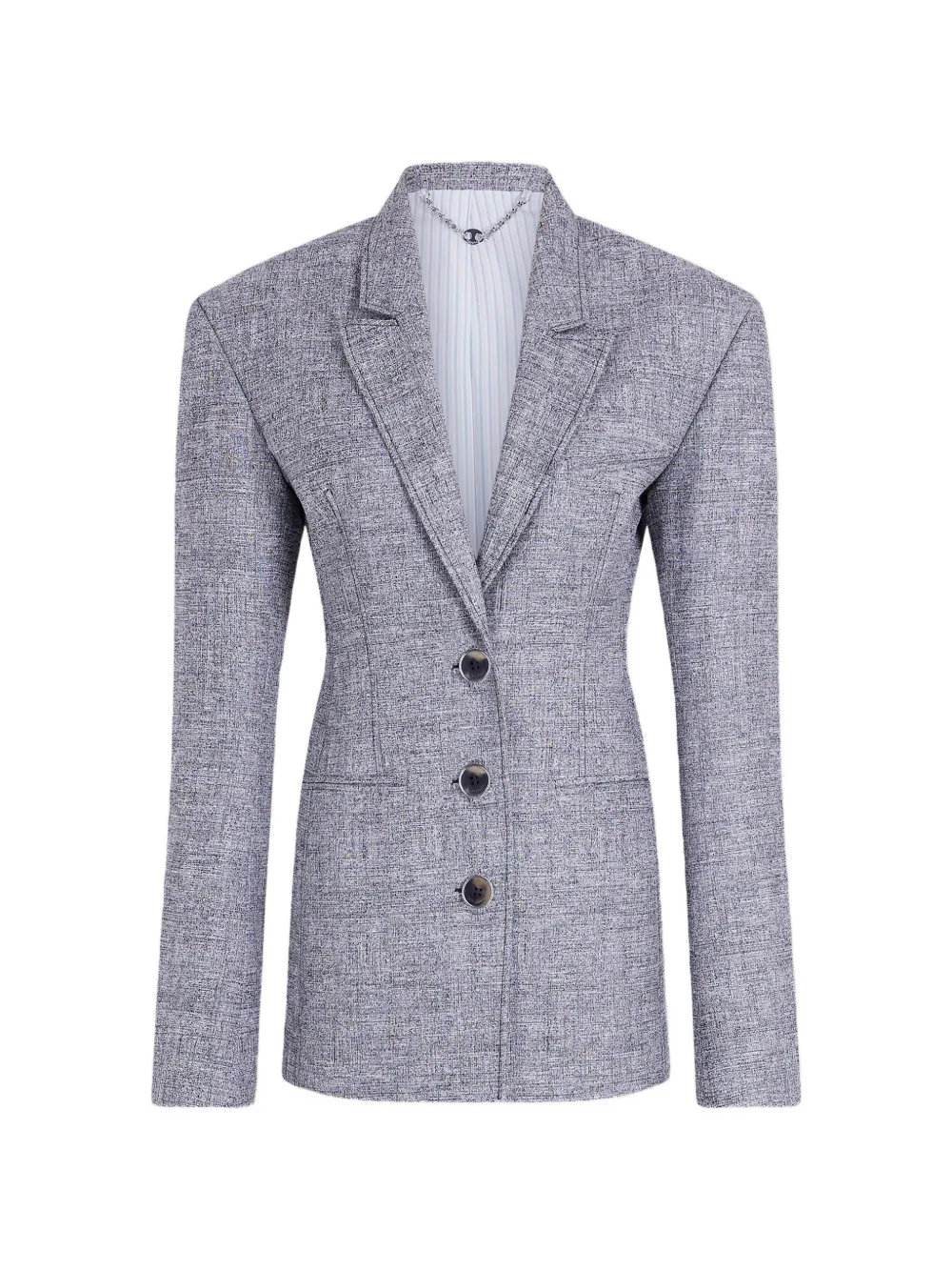 Rabanne Blazer mit Schmuckknöpfen - Grau