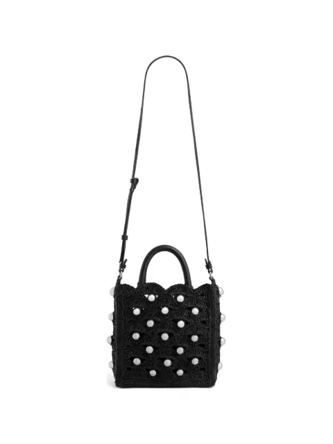 Rabanne pearl-embellished tote bag