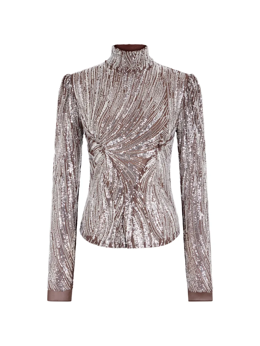 Rabanne sequin-embellished top - Silver