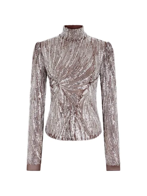 Rabanne haut à ornements de sequins