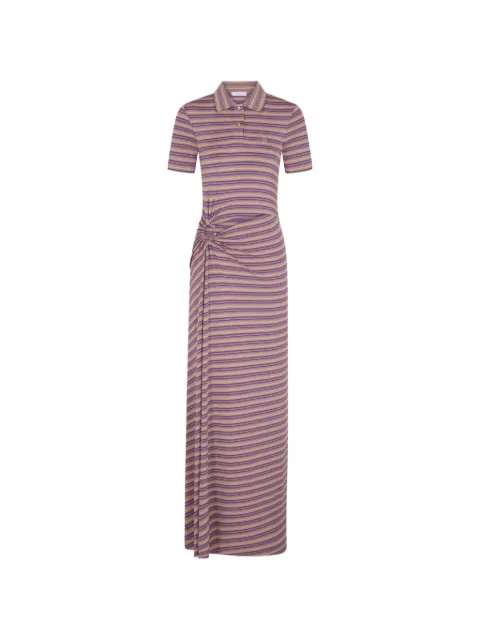 Rabanne piercing-detail maxi dress