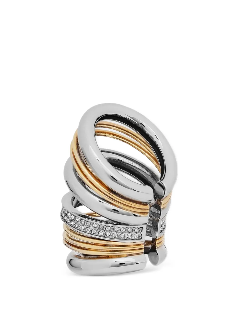 Rabanne Punk Ear Cuffs in Silver, view 5