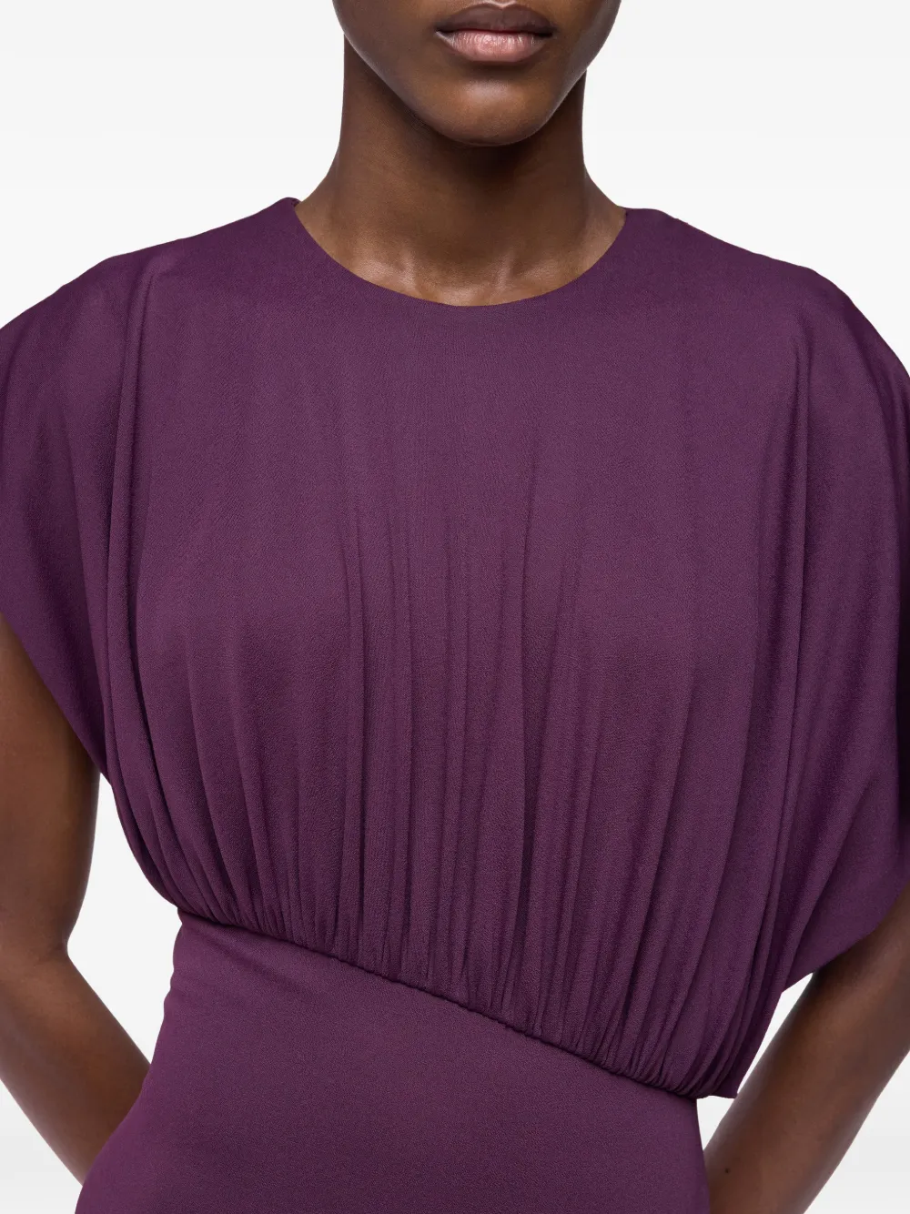 Rabanne Asymmetrische maxi-jurk Paars