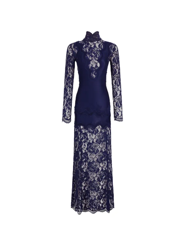 rabanne lace maxi dress Rabanne lace maxi dress