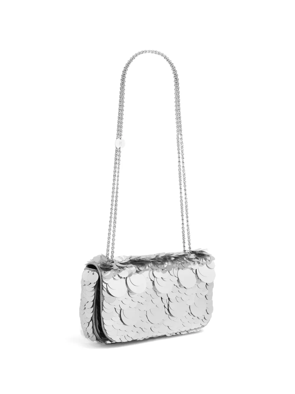 Rabanne Sparkle kleine schoudertas Zilver
