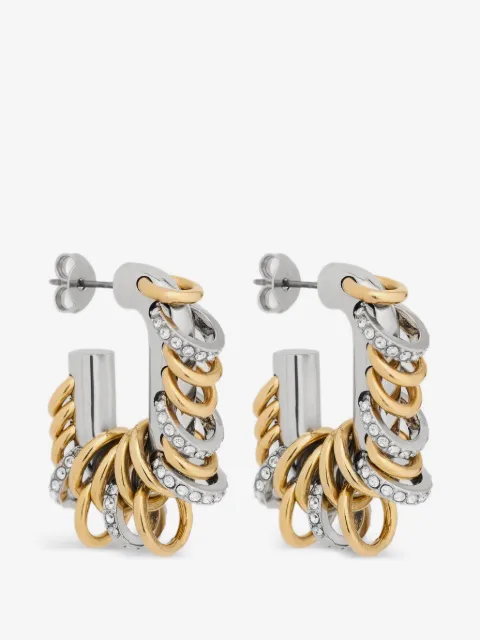 Rabanne small Punk XL Link earrings