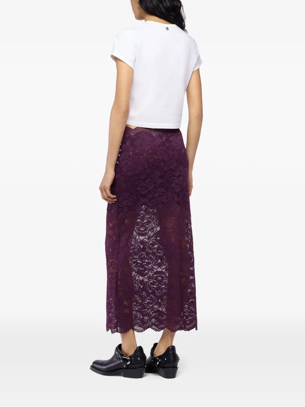 Rabanne Paco T-shirt met print Wit