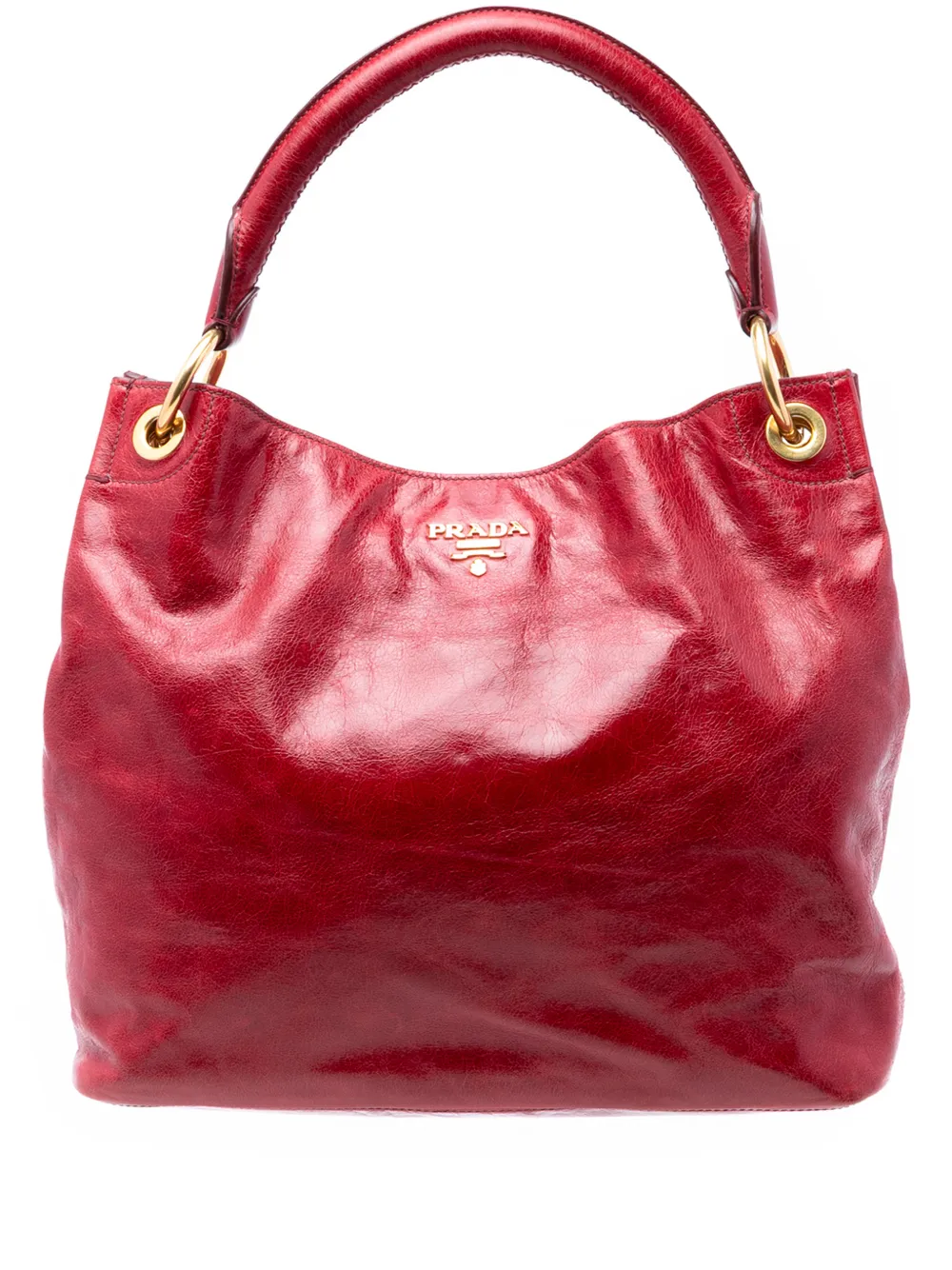 Prada Pre-Owned 2013-2026 Vitello Shine tote bag - Rot