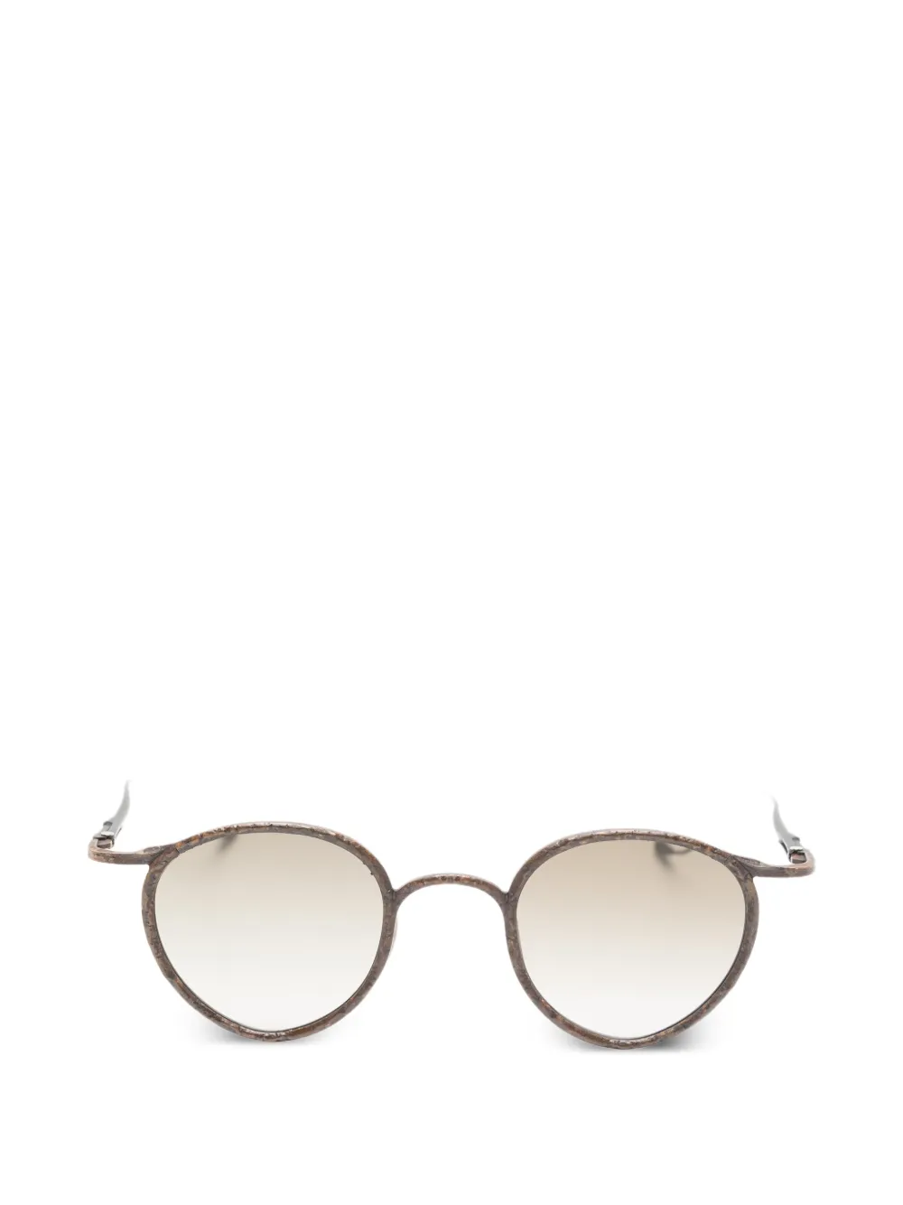 Rigards X Ziggy Chen Round-frame Sunglasses In Brown