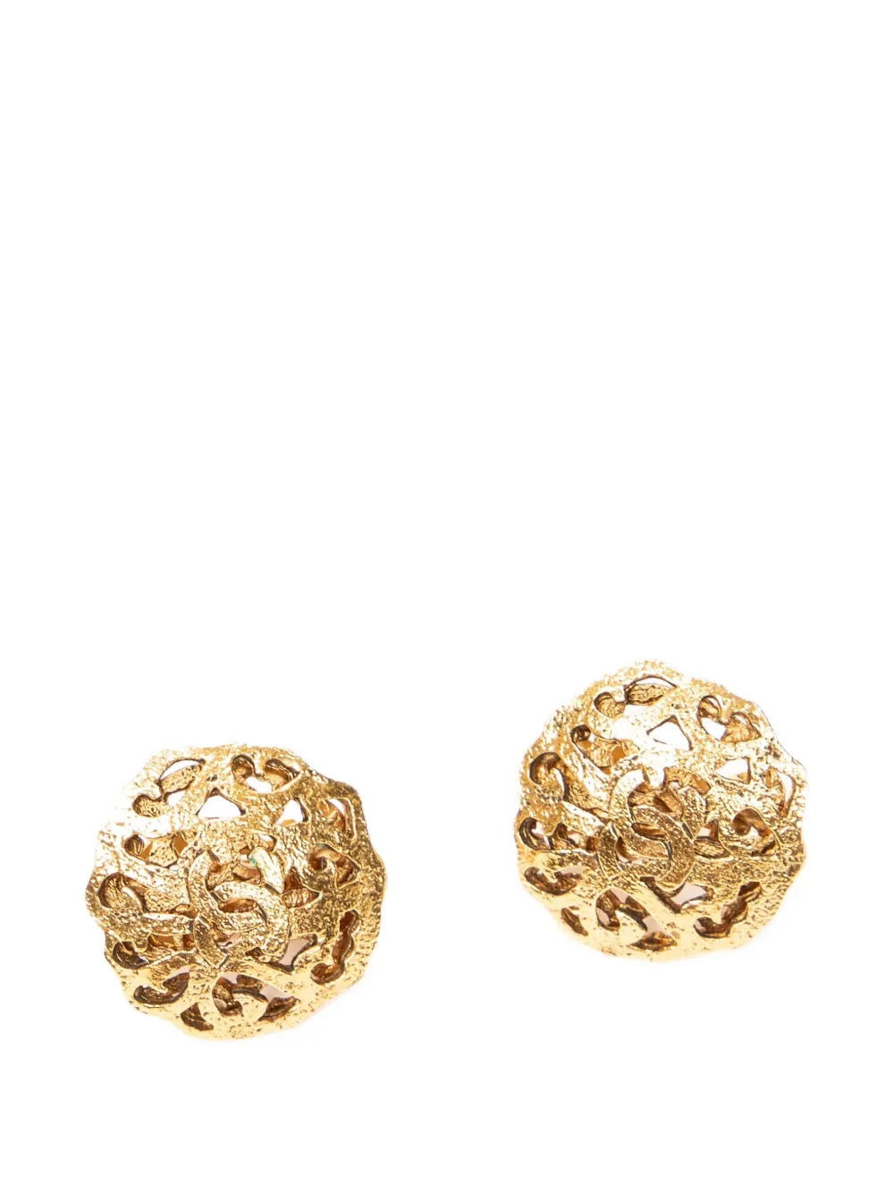 CHANEL Pre-Owned 1999 Ohrclips mit CC - Gold