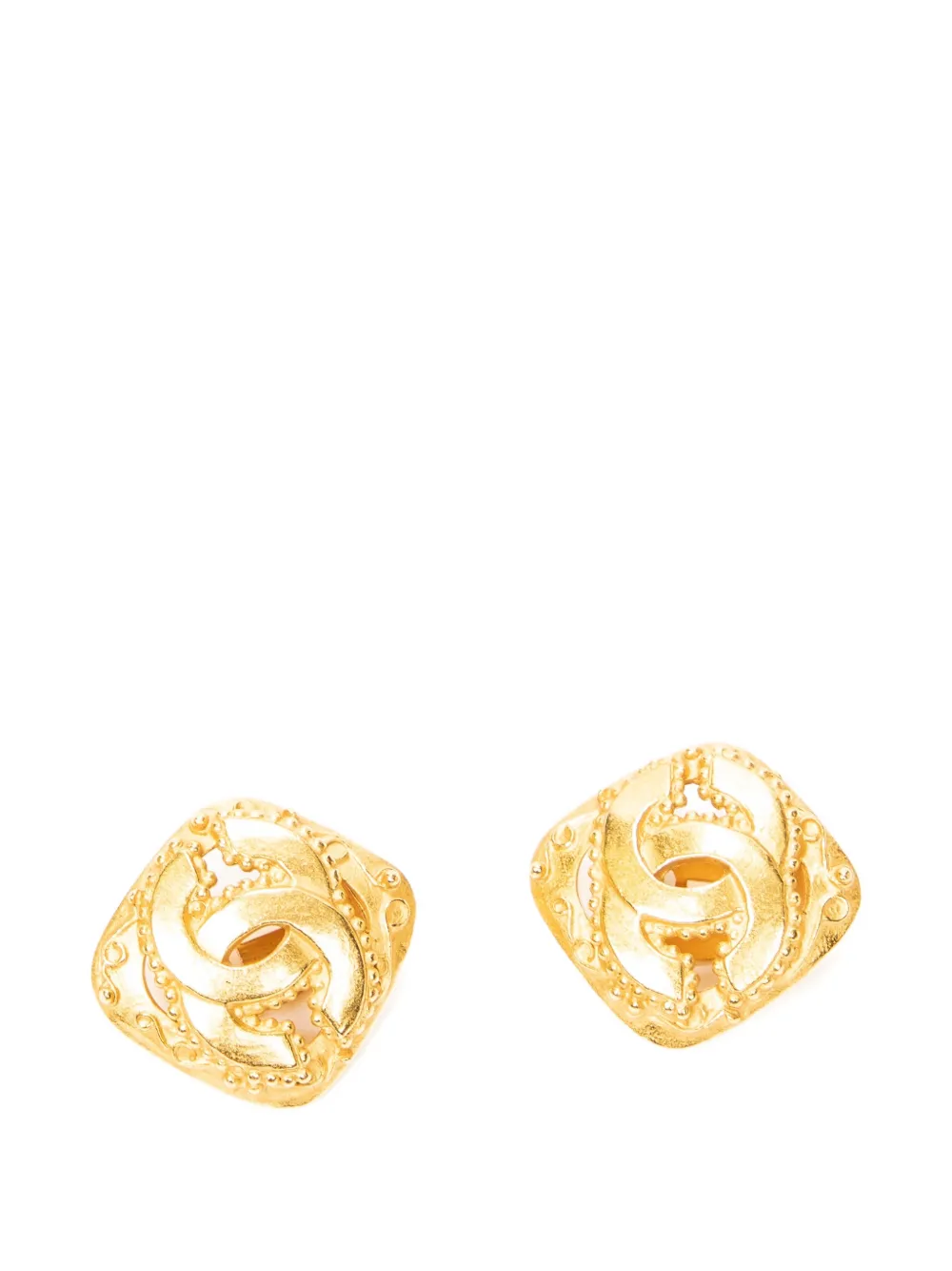 CHANEL Pre-Owned clip-on earrings - Gold