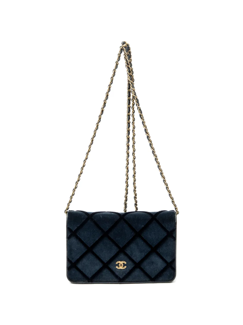 CHANEL Pre-Owned CC Wallet on Chain shoulder bag - Blu