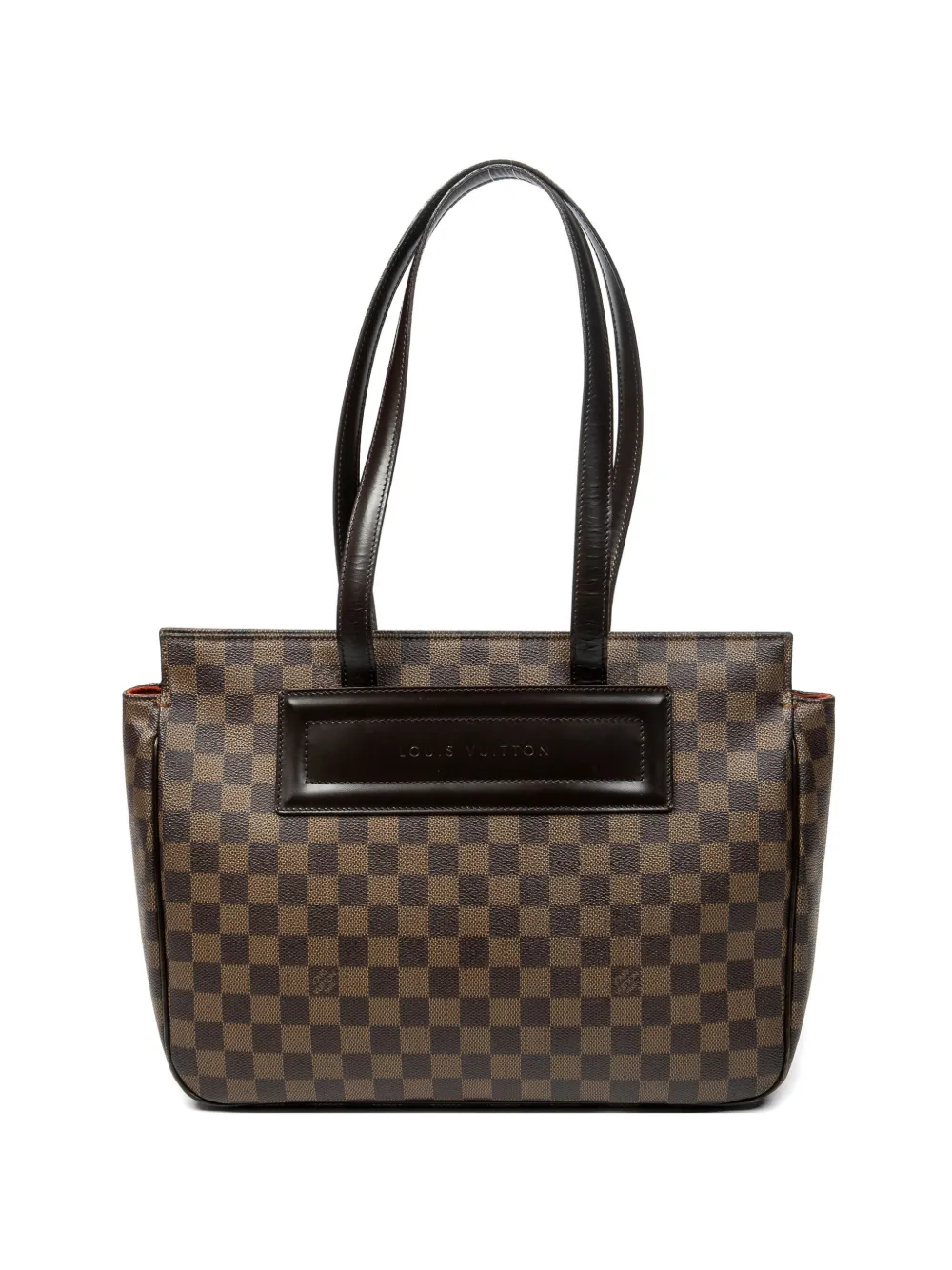 Louis Vuitton Pre-Owned check-pattern tote bag - Marrone