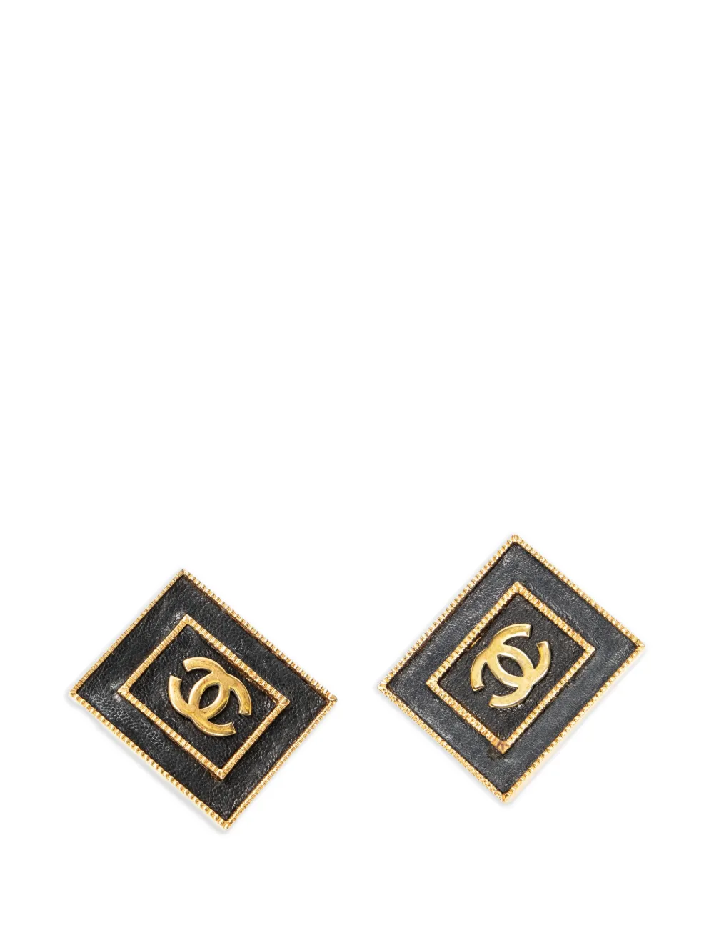 CHANEL Pre-Owned clip-on earrings - Oro