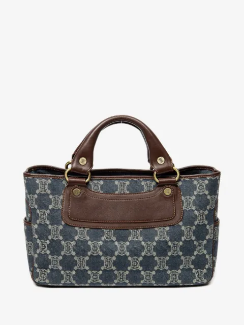 Celine Pre-Owned Triomphe denim tote bag