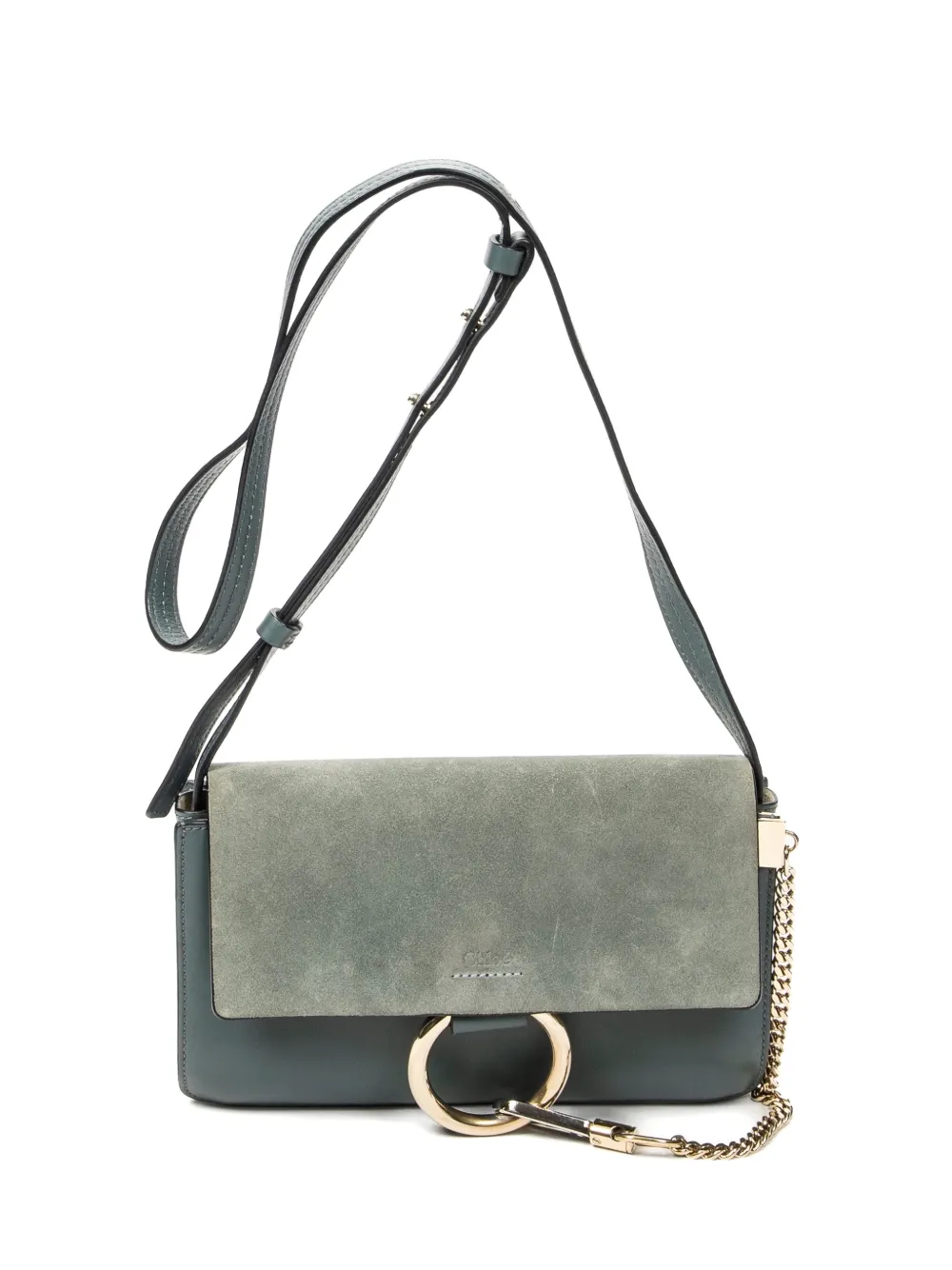 Chloé Pre-Owned Faye shoulder bag - Blu