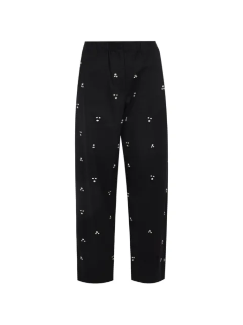 A Paper Kid crystal-embellished trousers