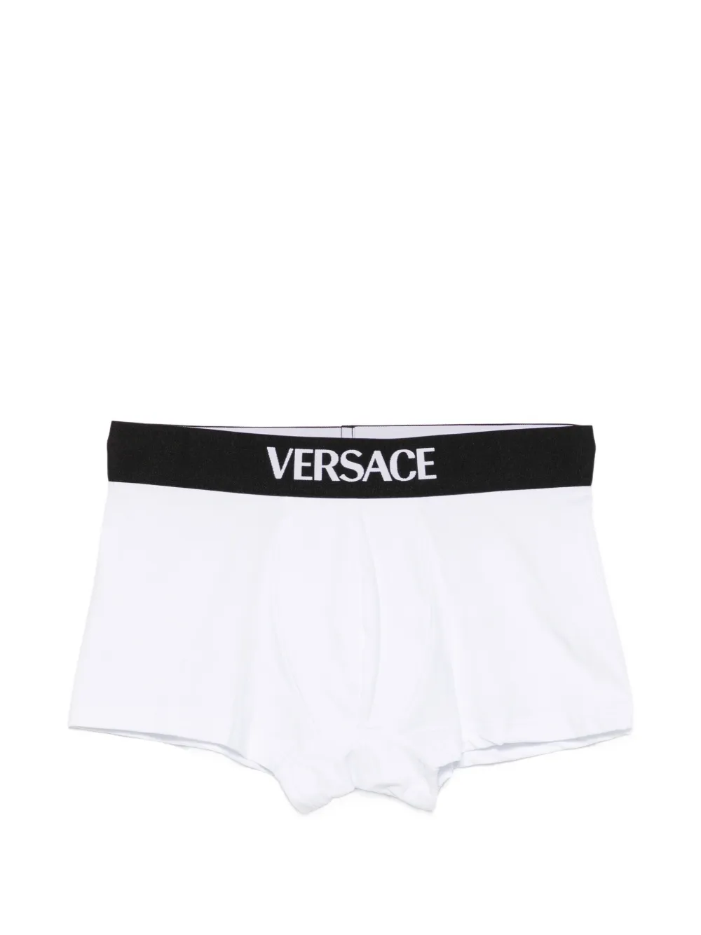 Versace logo-waistband briefs (set of two) - Bianco