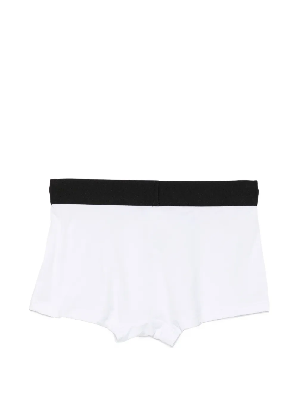Versace Twee slips met logoband Wit
