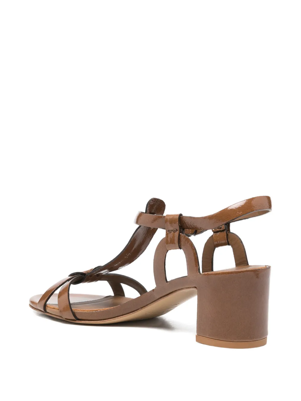 Del Carlo Betty T-bar block-heel sandals Bruin