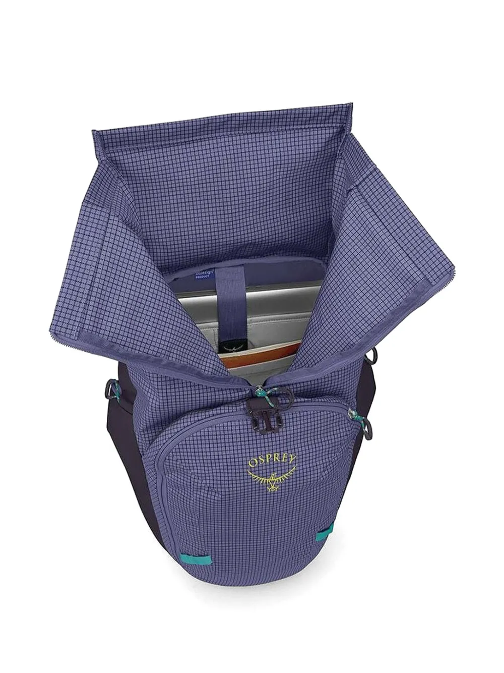 Osprey Rugzak met patroon en col Paars