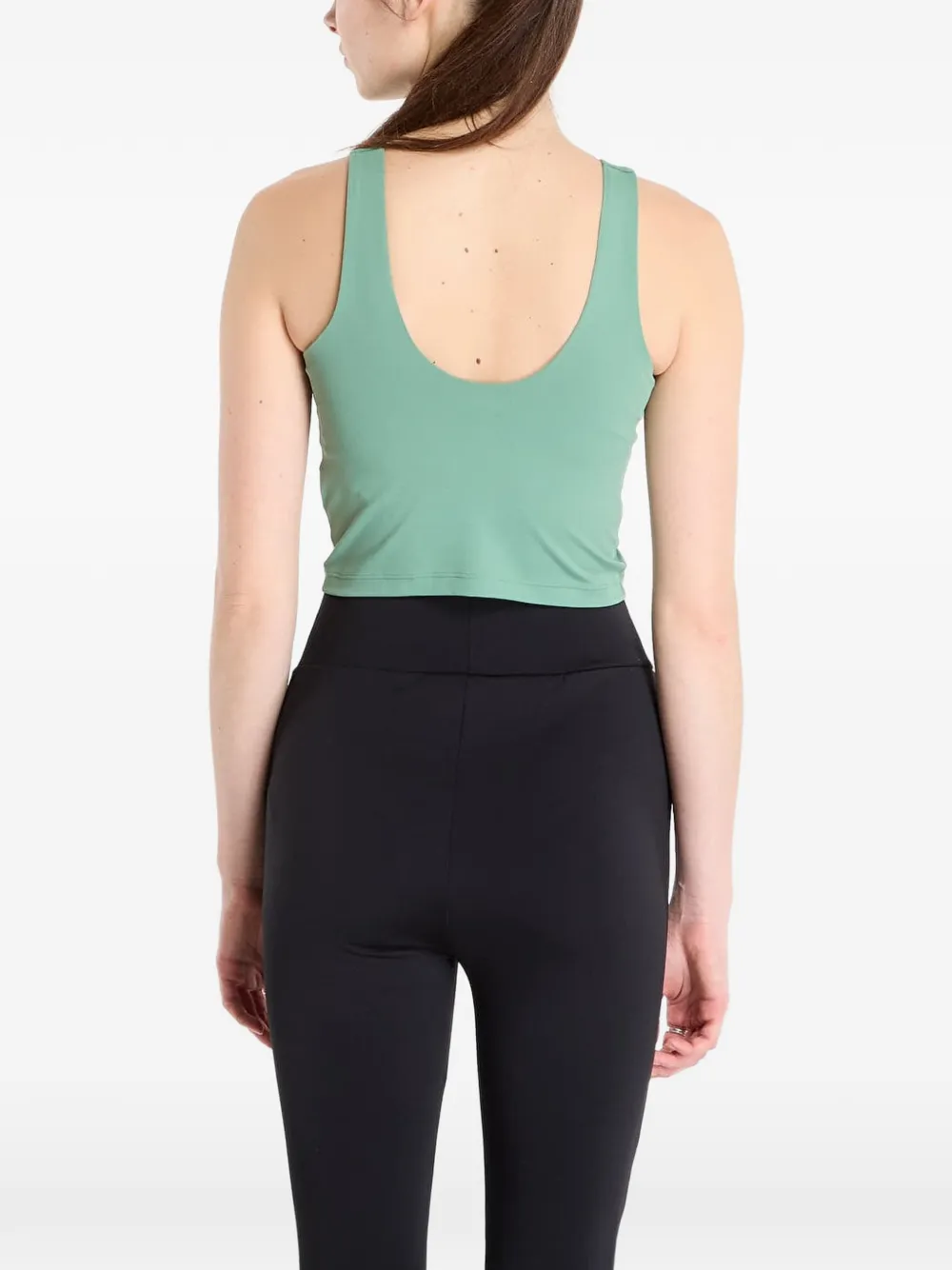 adidas 3-Stripes Studio All Me Light Support tanktop Groen